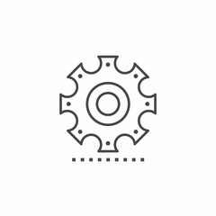 Gears vector collection. Illustration design for business. Stock vector.