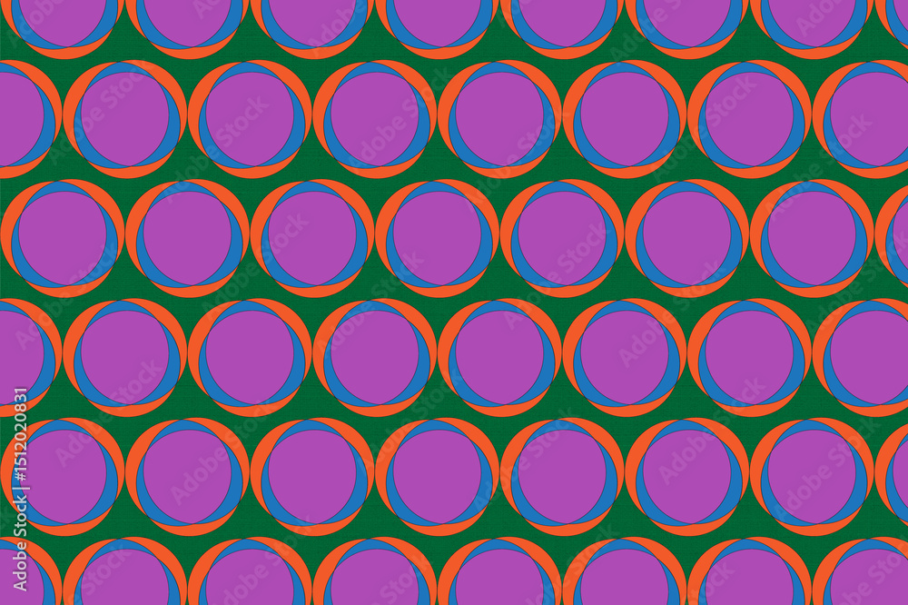 Poster circles pattern colorful design abstract art background