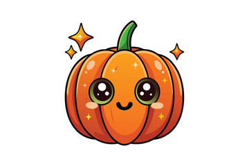 cute pumpkin illustration  Vector