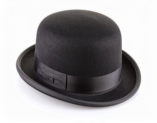 a bowler hat isolated on a white background