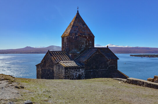 Surb Arakelots church in Sevanavank Monastery on Sevan Peninsula (Gegharkunik Province, Armenia)