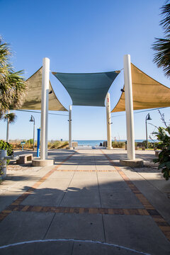 Beach walkway in Myrtle Beach South Carolina 