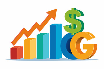 percentage symbols represent credit score growth, mortgage rates, and fintech solutions. Ideal for topics related to personal finance, debt management, home loans, and financial technology.