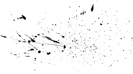 Obraz premium black ink splat