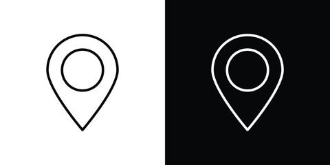 Marker icon. Simple element illustration. outline and flat symbol design