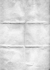 Naklejka na ściany i meble Large paper folds texture with transparent background