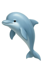 Obraz premium dolphin on transparent background
