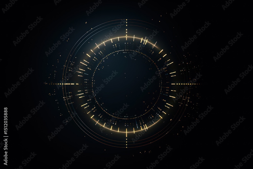 Poster light circle frame astronomy abstract circle.
