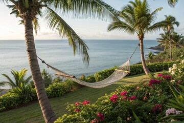 relaxing by the sea