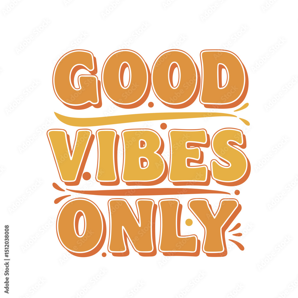 Poster vector illustration of the phrase 