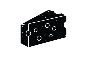 Colorful illustration of cheese for national cheese day