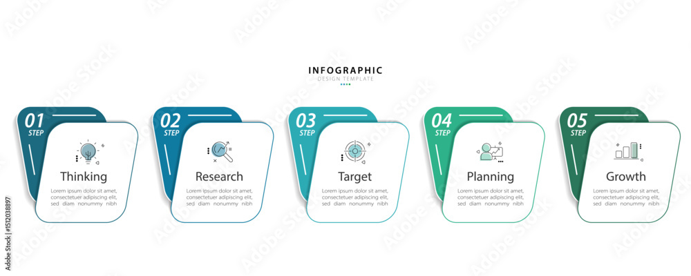 Poster Infographic template. 6 Step timeline journey, Flat simple infographics design template. presentation graph. Business concept with numbers 6 options or steps vector illustration.
