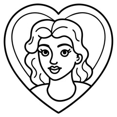 girl with heart