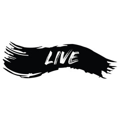 live call to action with black grunge