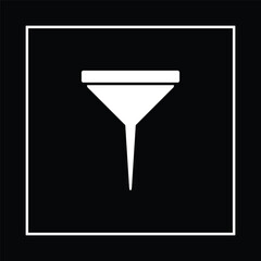 Oil funnel kit engine car illustration. Icon of oil refill tool vector