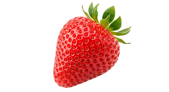 strawberry isolated on white without background png