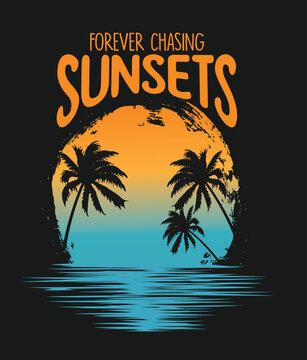 Summer vector for t shirt, Trendy Women T-shirt Aesthetic Gift Beach Trip Tee