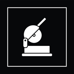 Cutting machine wheel illustration. Cutter wheel icon vector