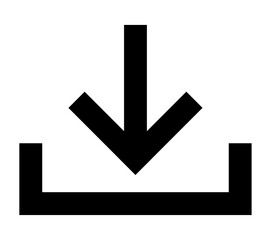 Download flat simple icon. Loading black line symbol