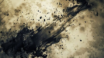 Exploring the Elegance of Ink Wash Style Abstract Art Backgrounds for Creative Expression