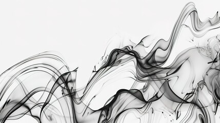 Exploring the Elegance of Ink Wash Style Abstract Art Backgrounds for Creative Expression
