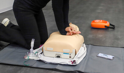first aid course - company safety - cardiac massage - Basic Life Support