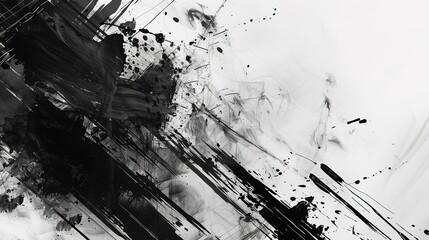 Embracing Serenity and Depth: The Allure of Ink Wash Style Abstract Art Backgrounds