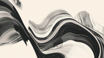 Embracing Serenity and Depth: The Allure of Ink Wash Style Abstract Art Backgrounds