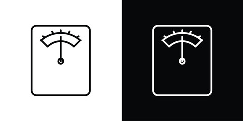 Scale icon. Simple element illustration. outline and flat symbol design