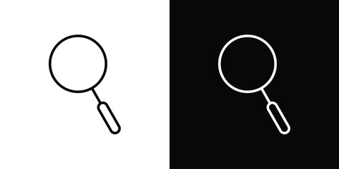 Search icon. Simple element illustration. outline and flat symbol design
