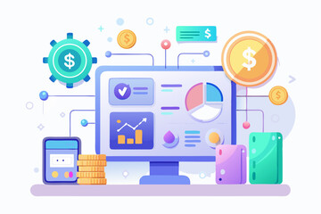 
A close-up image of a person using a calculator while holding a credit card, symbolizing financial management, 