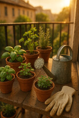 plants in a greenhouse