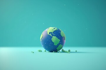 Fototapeta premium Sphere planet space earth.