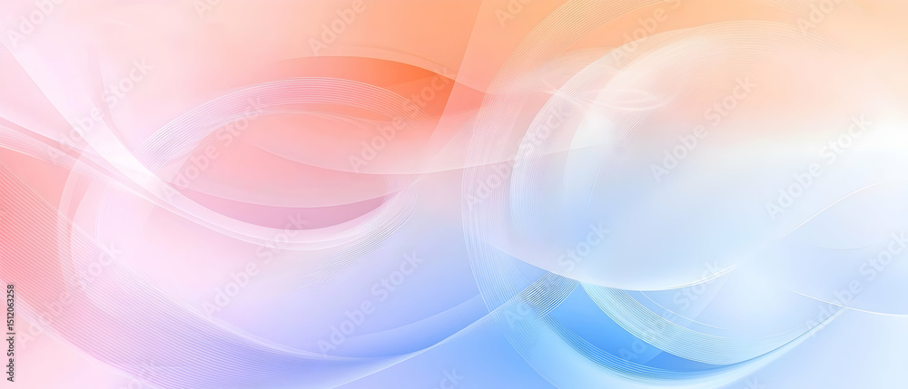 Poster abstract color gradient background design