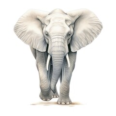 Elephant drawing sketch wildlife.
