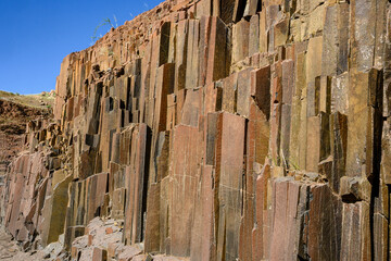 Namibia,  Twyfelfontein Organ Pipes