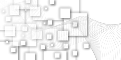 Abstract white and grey striped background. Vector abstract graphic design. Modern material design background.  layer element vector for presentation design. Suit for business, corporate, institution,