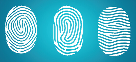 Blue and white illustration. Vector isolated on a white background. Security concept 