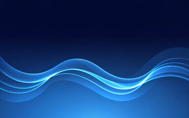 Abstract blue wave background design for presentations