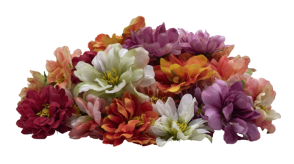 Vibrant Colorful Artificial Flower Arrangement