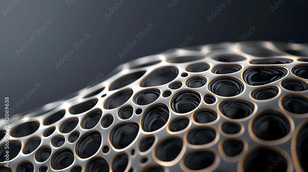 Aufkleber abstract geometric pattern with metallic texture