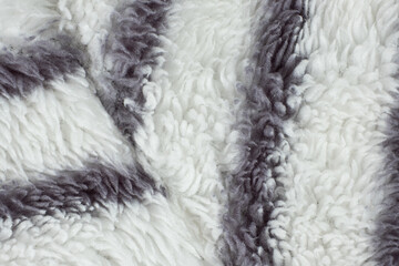 Synthetic Polyester Fabric Close-Up Background.