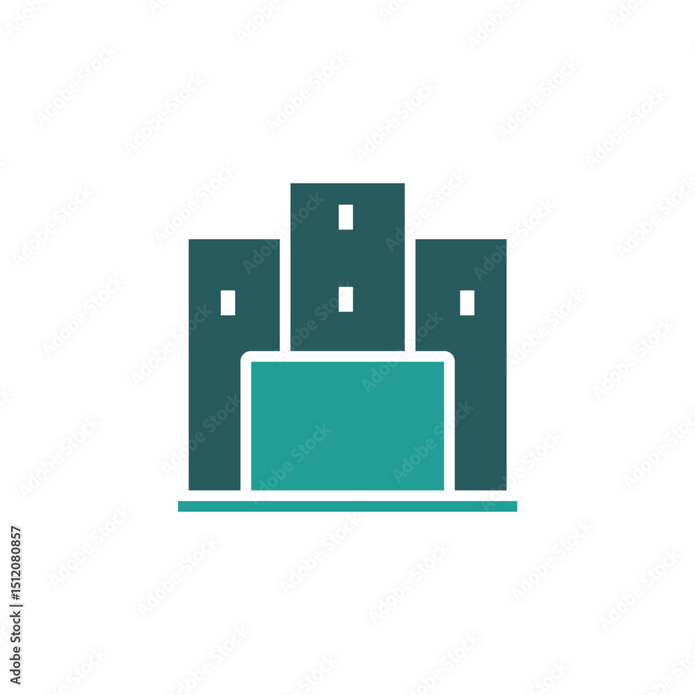 Poster enterprise icon. vector.editable stroke.linear style sign for use web design,logo.symbol illustratio