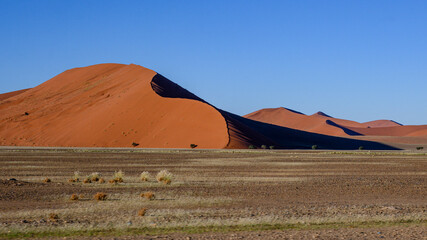 Namibia, dune del deserto, sabbia rossa