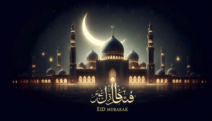Islamic EID AL ADHA design. banner, poster, template background
