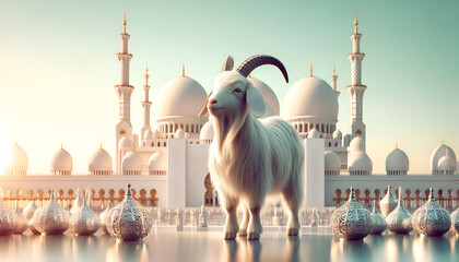 Islamic EID AL ADHA design. banner, poster, template background