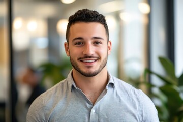 Fototapeta premium Portrait of a businessman in the office