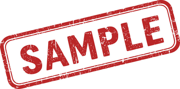 sample stamp on white background. sample stamp sign.
