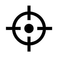 Obraz premium crosshair center target icon design