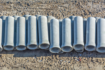details of concrete pipes for underground sewerage
